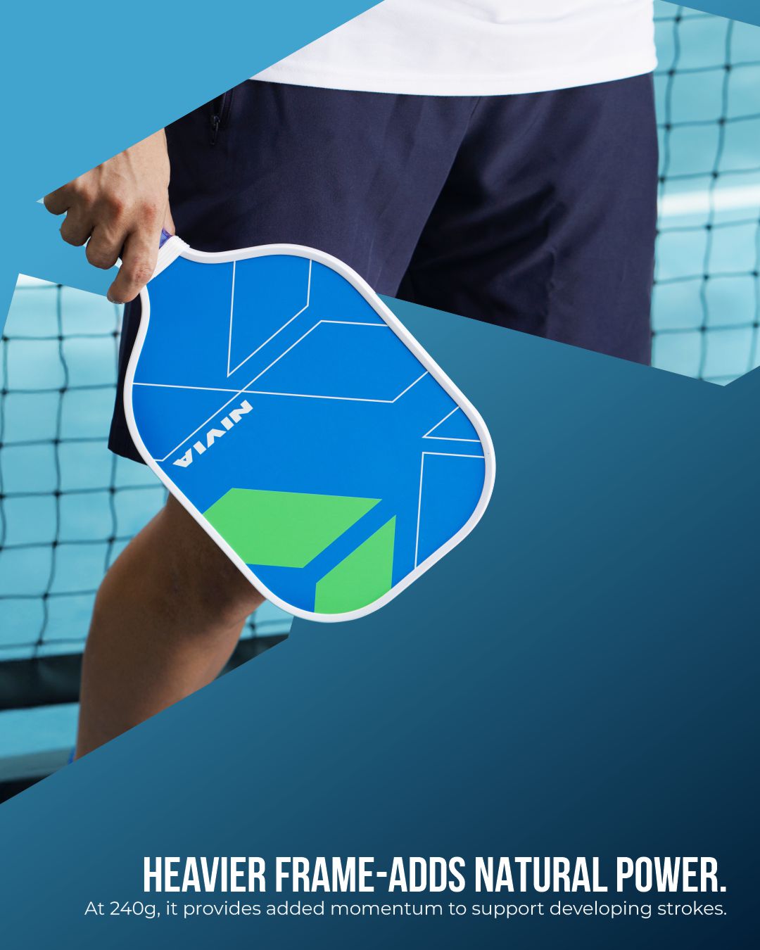 K-500 Pickleball Paddle - Blue