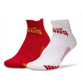 PUNJAB KINGS X NIVIA STRIPES 2.0 ANKLE SOCKS PACK OF 2