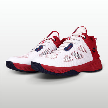 WHITE/RED