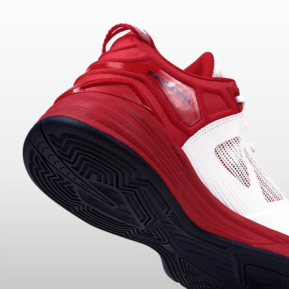 WHITE/RED