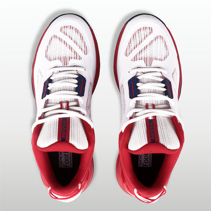 WHITE/RED