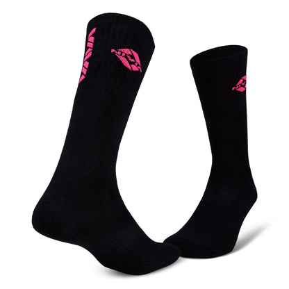 black/pink