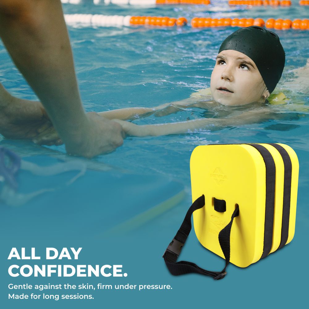 Eazy Float, Training Equipment, Swimming Equipment For Kids/Adults - Yellow/Black