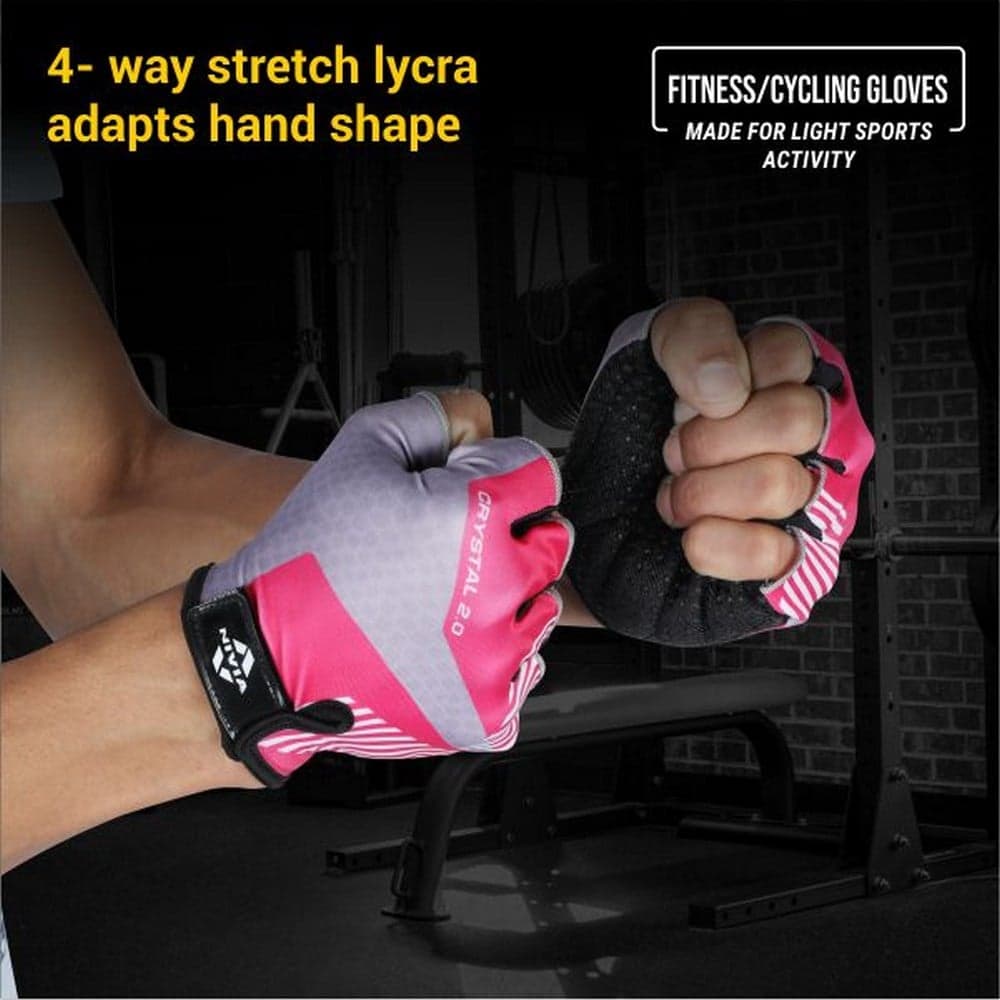 Nivia crystal gym discount gloves