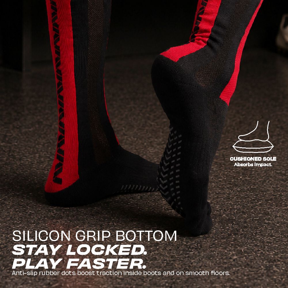 BLACK/RED