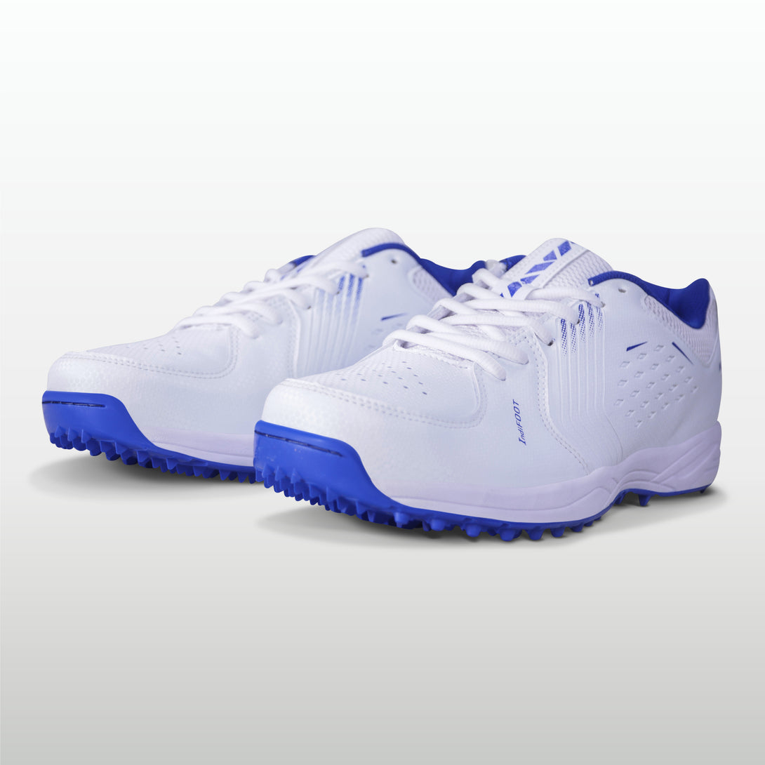 White/Royal blue