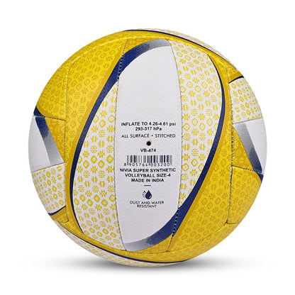 Super Synthetic Hand-Stitched Rubber Training Volleyball