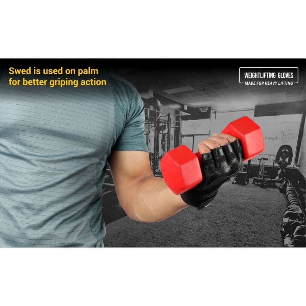 NewGrip ThickGrips Power Lifting Gloves - Weight Lifting Gloves