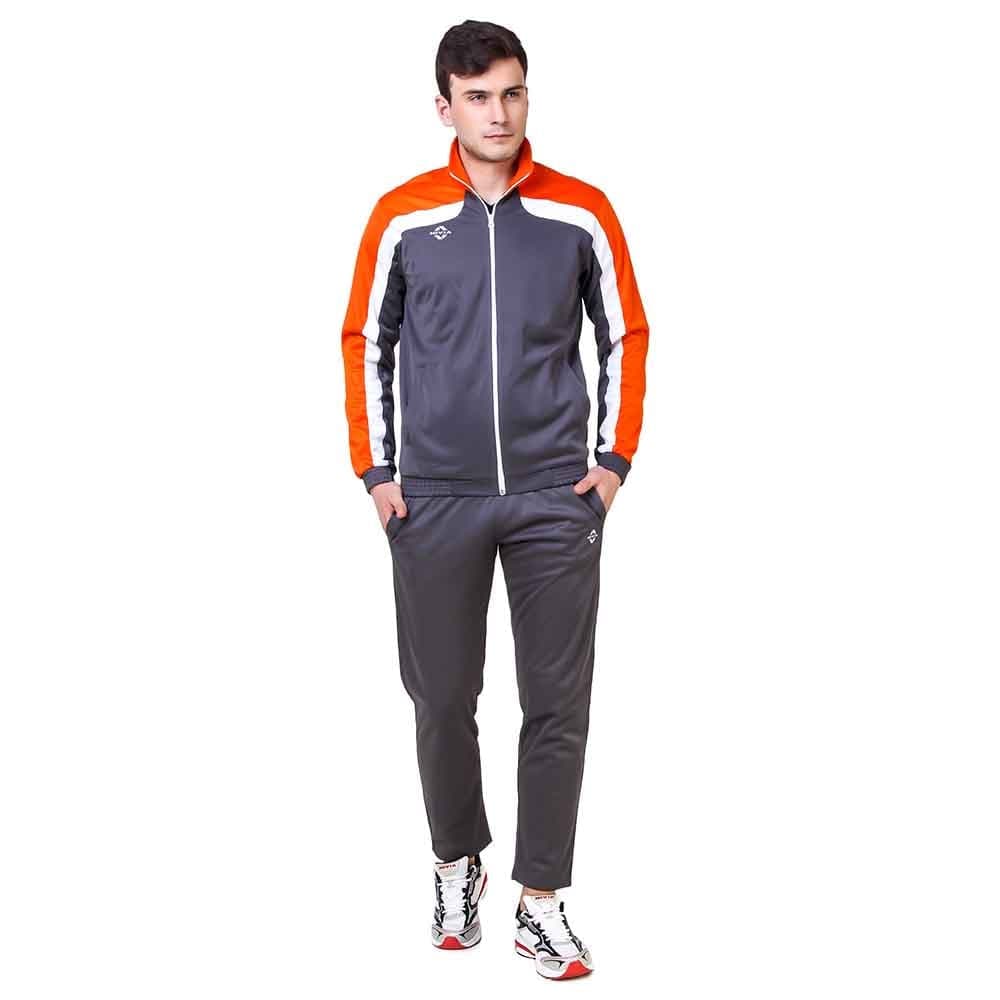 Nike grey cheap orange tracksuit